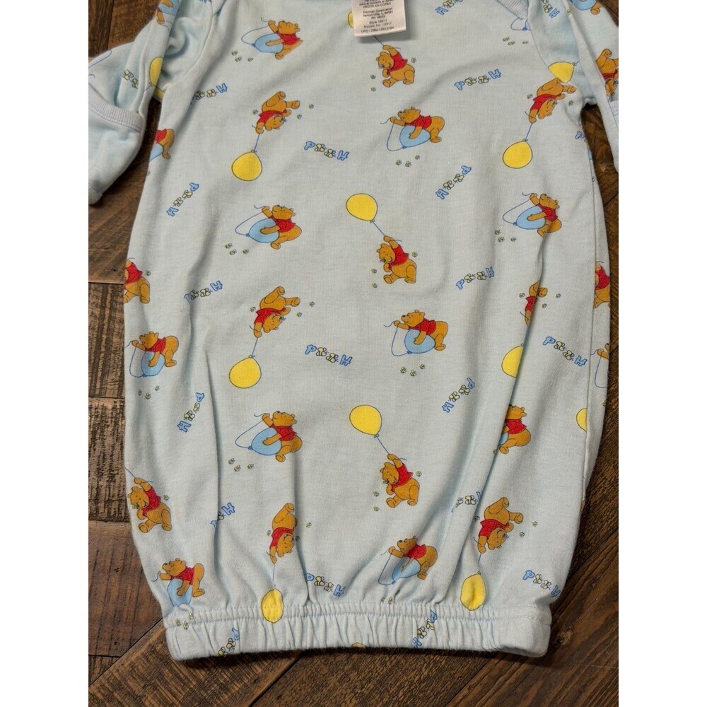 Vintage 90s Disney Winnie the Pooh Infant Unisex Sleep Sack Layette One Size - Picture 7 of 8